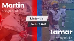 Matchup: Martin  vs. Lamar  2019