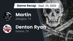 Recap: Martin  vs. Denton Ryan  2020