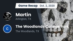 Recap: Martin  vs. The Woodlands College Park  2020
