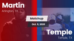 Matchup: Martin  vs. Temple  2020