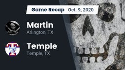 Recap: Martin  vs. Temple  2020
