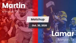 Matchup: Martin  vs. Lamar  2020
