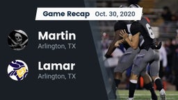 Recap: Martin  vs. Lamar  2020