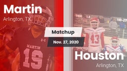 Matchup: Martin  vs. Houston  2020