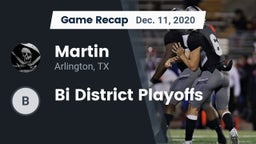 Recap: Martin  vs. Bi District Playoffs 2020