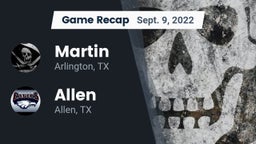 Recap: Martin  vs. Allen  2022