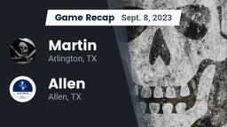 Recap: Martin  vs. Allen  2023