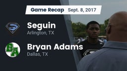 Recap: Seguin  vs. Bryan Adams  2017