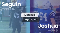 Matchup: Seguin  vs. Joshua  2017