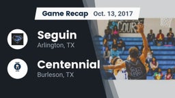 Recap: Seguin  vs. Centennial  2017