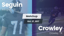Matchup: Seguin  vs. Crowley  2017