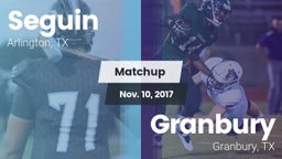 Matchup: Seguin  vs. Granbury  2017
