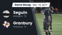 Recap: Seguin  vs. Granbury  2017