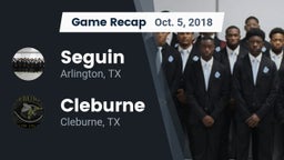 Recap: Seguin  vs. Cleburne  2018