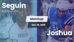 Matchup: Seguin  vs. Joshua  2019