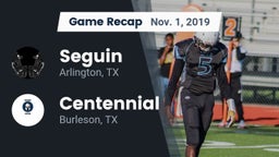 Recap: Seguin  vs. Centennial  2019