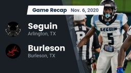 Recap: Seguin  vs. Burleson  2020