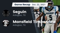 Recap: Seguin  vs. Mansfield Timberview  2021