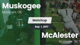 Matchup: Muskogee  vs. McAlester  2017