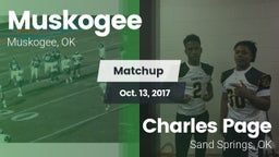 Matchup: Muskogee  vs. Charles Page  2017