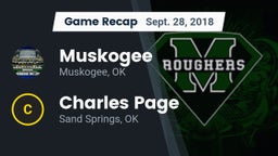 Recap: Muskogee  vs. Charles Page  2018