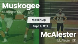 Matchup: Muskogee  vs. McAlester  2019