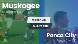 Matchup: Muskogee  vs. Ponca City  2019