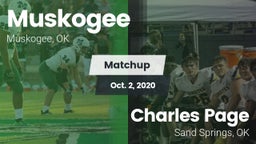 Matchup: Muskogee  vs. Charles Page  2020
