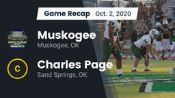 Recap: Muskogee  vs. Charles Page  2020
