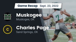 Recap: Muskogee  vs. Charles Page  2022
