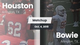 Matchup: Houston  vs. Bowie  2018
