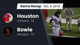 Recap: Houston  vs. Bowie  2018