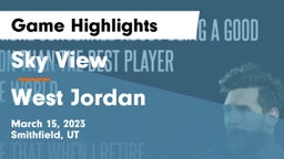 Sky View  vs West Jordan  Game Highlights - March 15, 2023