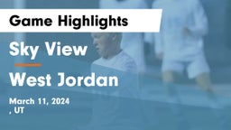 Sky View  vs West Jordan  Game Highlights - March 11, 2024