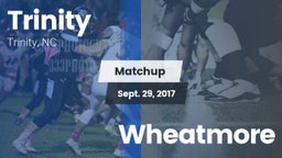 Matchup: Trinity  vs. Wheatmore 2016