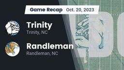 Recap: Trinity  vs. Randleman  2023