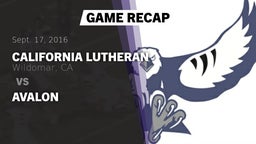 Recap: California Lutheran  vs. Avalon 2016