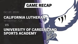 Recap: California Lutheran  vs. University of Careers and Sports Academy 2016