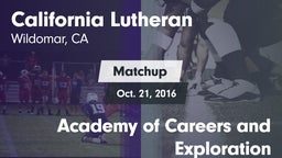Matchup: California Lutheran vs. Academy of Careers and Exploration 2016