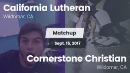 Matchup: California Lutheran vs. Cornerstone Christian  2017