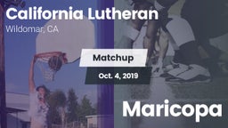 Matchup: California Lutheran vs. Maricopa 2019