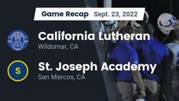 Recap: California Lutheran  vs. St. Joseph Academy  2022