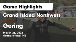 Grand Island Northwest  vs Gering  Game Highlights - March 26, 2022