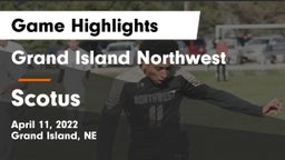Grand Island Northwest  vs Scotus  Game Highlights - April 11, 2022