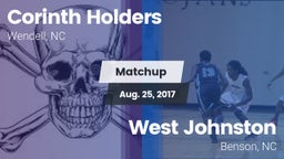 Matchup: Corinth Holders vs. West Johnston  2017