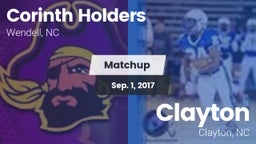 Matchup: Corinth Holders vs. Clayton  2017