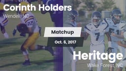 Matchup: Corinth Holders vs. Heritage  2017