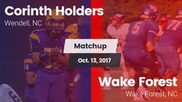 Matchup: Corinth Holders vs. Wake Forest  2017