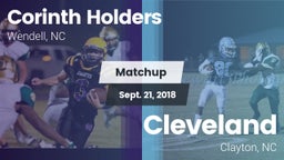 Matchup: Corinth Holders vs. Cleveland  2018