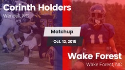 Matchup: Corinth Holders vs. Wake Forest  2018